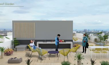 Departamento 55m2 de 1 Recamara con terraza