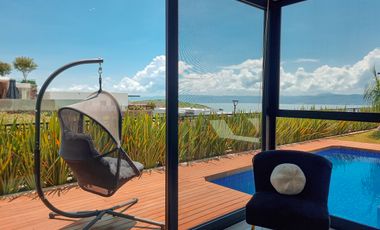 Casa de lujo amueblada, con alberca EN CHULA VISTA AJIJIC y  vista al lago