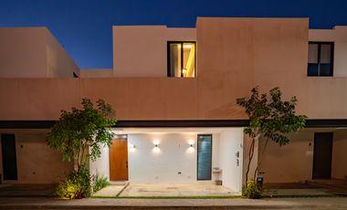 Casa en venta amueblada y equipada Mérida Yucatán, Privada Boreana Cholul