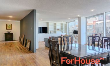 PH con roof garden privado en renta en Polanco