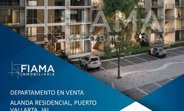 DEPARTAMENTO EN VENTA EN ALANDA RESIDENCIAL, PUERTO VALLARTA, JAL. (LN)