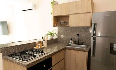 Aparta estudio en VENTA , AMOBLADO en el barrio la castellana
