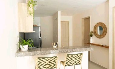 Aparta estudio en VENTA , AMOBLADO en el barrio la castellana