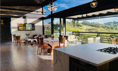 Hermosa casa campestre para la venta en unidad cerrada en el retiro