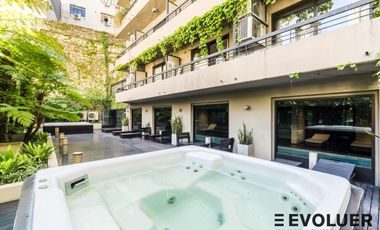 Alquiler Monoambiente amoblado, cochera y amenities.Quartier Basavilbaso.