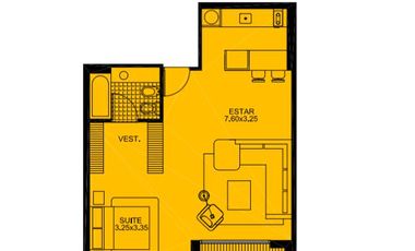 Alquiler Monoambiente amoblado, cochera y amenities.Quartier Basavilbaso.