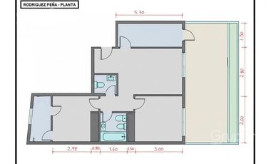 Departamento en Recoleta