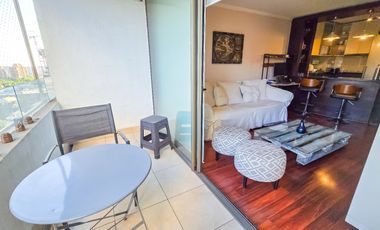 Amoblado y Equipado 1 Dor. Suite Vista al parque Araucano 1Est. 1Bod.