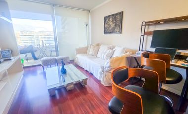 Amoblado y Equipado 1 Dor. Suite Vista al parque Araucano 1Est. 1Bod.