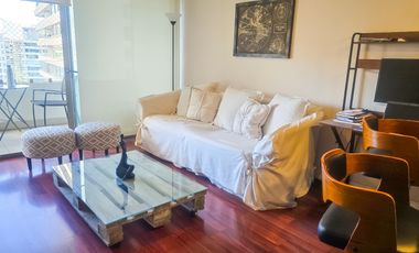 Amoblado y Equipado 1 Dor. Suite Vista al parque Araucano 1Est. 1Bod.