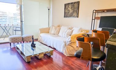 Amoblado y Equipado 1 Dor. Suite Vista al parque Araucano 1Est. 1Bod.