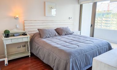 Amoblado y Equipado 1 Dor. Suite Vista al parque Araucano 1Est. 1Bod.