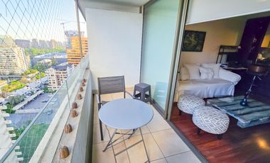 Amoblado y Equipado 1 Dor. Suite Vista al parque Araucano 1Est. 1Bod.