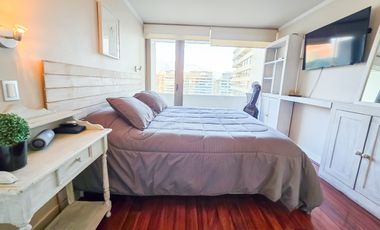 Amoblado y Equipado 1 Dor. Suite Vista al parque Araucano 1Est. 1Bod.