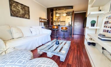 Amoblado y Equipado 1 Dor. Suite Vista al parque Araucano 1Est. 1Bod.