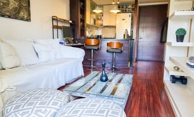 Amoblado y Equipado 1 Dor. Suite Vista al parque Araucano 1Est. 1Bod.