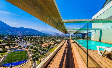 Amoblado y Equipado 1 Dor. Suite Vista al parque Araucano 1Est. 1Bod.