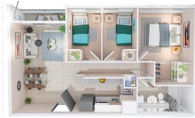 DEPTOS NUEVOS 3D1B , QUINTA NORMAL