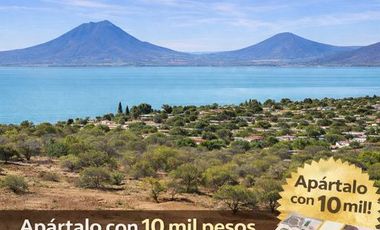 Terreno con vista lago de Chapala en Jocotepec Venta