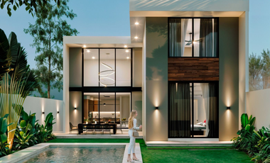 Recámara en planta baja| zona conkal | con alberca