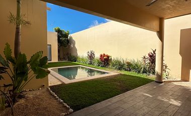 Casa en renta al norte de Mérida