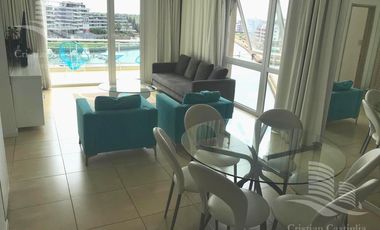 Venta y Alquiler - Departamento 2 Ambientes vista a la Bahía, Balcón - Bahia Grande, Nordelta