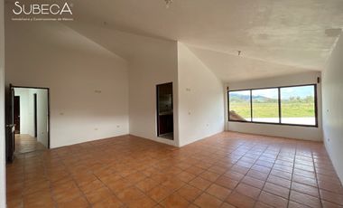 Casa campestre en venta, Coacoatzintla, chimenea, doble altura, terreno amplio