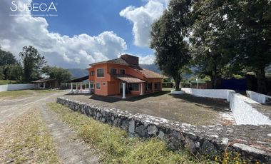 Casa campestre en venta, Coacoatzintla, chimenea, doble altura, terreno amplio