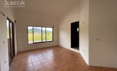 Casa campestre en venta, Coacoatzintla, chimenea, doble altura, terreno amplio