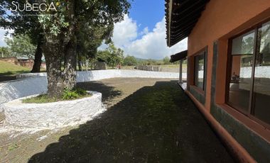 Casa campestre en venta, Coacoatzintla, chimenea, doble altura, terreno amplio