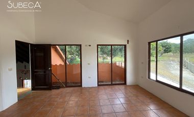 Casa campestre en venta, Coacoatzintla, chimenea, doble altura, terreno amplio