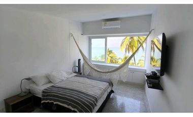 Apartamento en Primera Línea del Mar cerca al Decameron - 005R