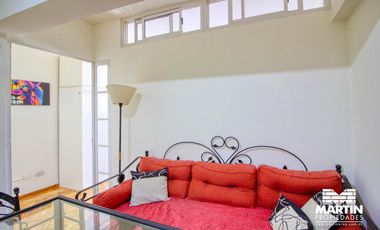 Departamento en alquiler en Olivos 2 ambientes con cochera doble descubierta.