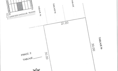 Terreno en Renta en Costera-Chixchulub KM13