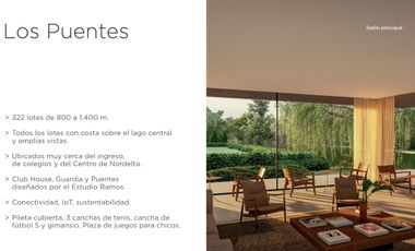 Terreno en  Puentes, Nordelta