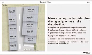 VENTA GALPON 300 METROS SOBRE VALPARAISO  AL 9500