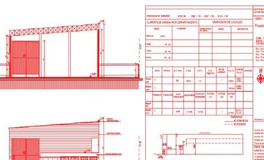 Galpón en construcción de 648 m en zona industrial