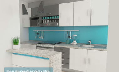 Departamento 67m2 de 2 recamaras con balcon en Portales Benito Juarez