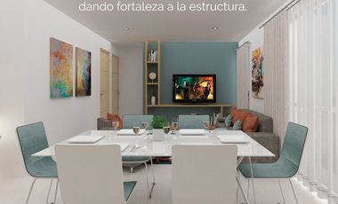 Departamento 67m2 de 2 recamaras con balcon en Portales Benito Juarez