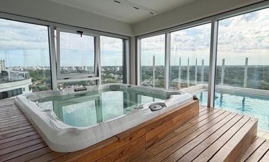 Departamento de 2 ambientes en La Lucila con Cochera en Exclusiva torre Nila