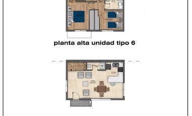 Hermoso Dúplex en Mármol - 2 dormitorios