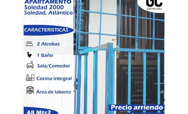 se arrienda apartamento soledad 2000 - Soledad