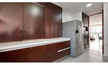 Apartamento por los Parra para al renta amoblada en piso 12