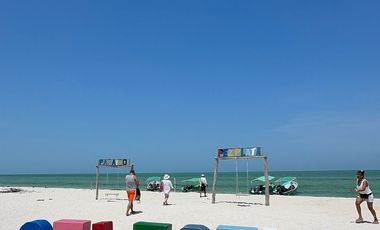 Terreno en Venta en Celestun Frente al Mar.