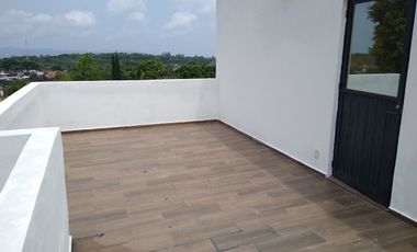 Casa Moderna en Condominio con Roof Garden en Lomas de Cortés Cuernavaca Morelos