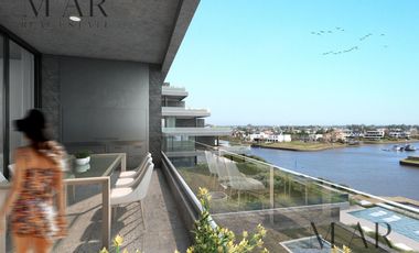Departamento en Venta  con salida al Río. 3 dorm en suite en Acqua Marinas, Nordelta