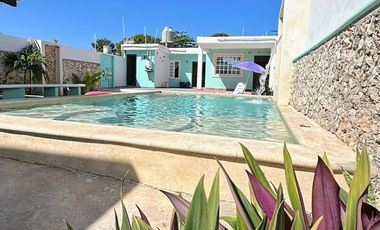 Casa Venta de 1 planta a 2 cuadras del Mar en Chicxulub, Puerto, Mèrida.