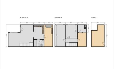 Venta PH en Duplex en Temperley con patio y terraza