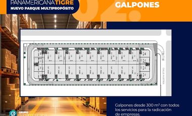 Depósito en ALQUILER de 282 m2 - Parque Industrial Tigre