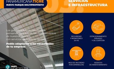 Depósito en ALQUILER de 282 m2 - Parque Industrial Tigre